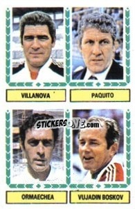 Sticker Villanova / Paquito / Ormaechea / Boskov - Liga Spagnola 1983-1984
 n. E3 - Colecciones ESTE