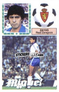 Cromo Zayas - Liga Spagnola 1983-1984
 n. 351 - Colecciones ESTE