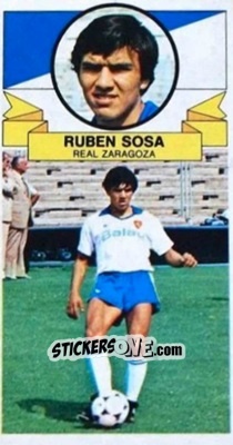 Sticker 31 Ruben Sosa (R.Zaragoza) - Liga Spagnola 1985-1986
 n. 410 - Colecciones ESTE