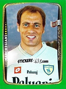 Sticker Luca Marchegiani - Obiettivo Campionato 2004-2005 n. 13 - Panini