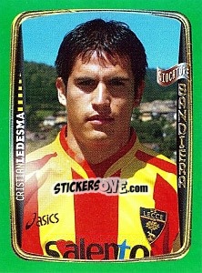 Cromo Cristian Ledesma - Obiettivo Campionato 2004-2005 - Panini