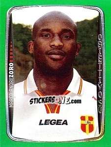 Sticker Marco Andre Zoro - Obiettivo Campionato 2004-2005 n. 34 - Panini