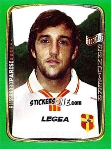 Sticker Alessandro Parisi - Obiettivo Campionato 2004-2005 n. 35 - Panini