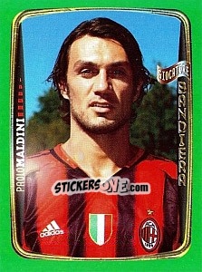 Sticker Paolo Maldini - Obiettivo Campionato 2004-2005 n. 37 - Panini