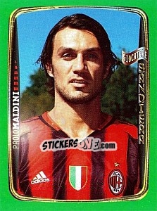 Figurina Paolo Maldini - Obiettivo Campionato 2004-2005 - Panini