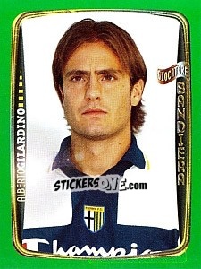 Sticker Alberto Gilardino - Obiettivo Campionato 2004-2005 n. 43 - Panini