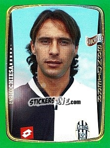 Sticker Enrico Chiesa - Obiettivo Campionato 2004-2005 n. 55 - Panini