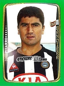 Sticker David Pizarro - Obiettivo Campionato 2004-2005 n. 59 - Panini
