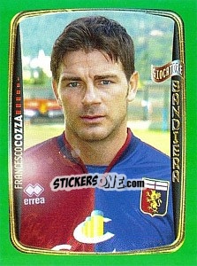 Cromo Francesco Cozza - Obiettivo Campionato 2004-2005 - Panini