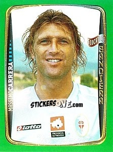 Cromo Massimo Carrera - Obiettivo Campionato 2004-2005 - Panini