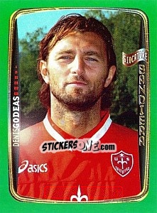 Sticker Denis Godeas - Obiettivo Campionato 2004-2005 - Panini