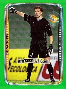 Sticker De Sanctis (Udinese) - Obiettivo Campionato 2004-2005 n. 129 - Panini