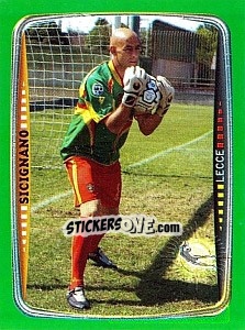 Sticker Sicignano (Lecce) - Obiettivo Campionato 2004-2005 - Panini