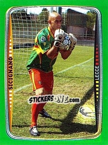 Figurina Sicignano (Lecce) - Obiettivo Campionato 2004-2005 - Panini