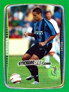 Sticker Cordoba (Inter) - Obiettivo Campionato 2004-2005 n. 146 - Panini
