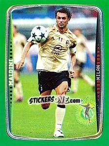 Sticker Maldini (Milan) - Obiettivo Campionato 2004-2005 - Panini