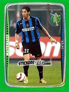 Sticker Materazzi (Inter) - Obiettivo Campionato 2004-2005 n. 161 - Panini