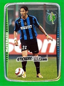 Figurina Materazzi (Inter) - Obiettivo Campionato 2004-2005 - Panini