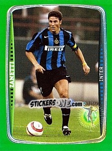 Cromo Javier Zanetti (Inter) - Obiettivo Campionato 2004-2005 - Panini