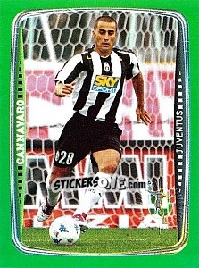 Sticker Fabio Cannavaro (Juventus) - Obiettivo Campionato 2004-2005 n. 166 - Panini