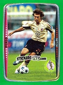 Sticker Pirlo (Milan) - Obiettivo Campionato 2004-2005 n. 173 - Panini
