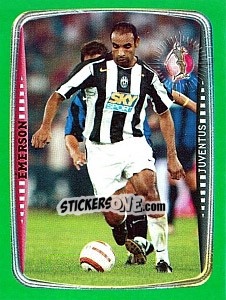 Sticker Emerson (Juventus) - Obiettivo Campionato 2004-2005 n. 176 - Panini