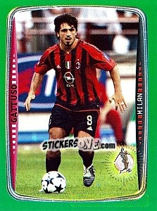 Figurina Gattuso (Milan) - Obiettivo Campionato 2004-2005 - Panini