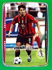 Sticker Gattuso (Milan) - Obiettivo Campionato 2004-2005 n. 181 - Panini