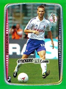 Cromo Jorgensen (Fiorentina) - Obiettivo Campionato 2004-2005 - Panini