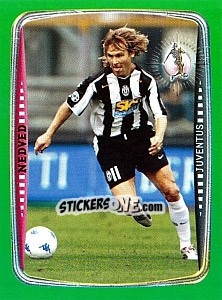 Sticker Nedved (Juventus) - Obiettivo Campionato 2004-2005 n. 189 - Panini
