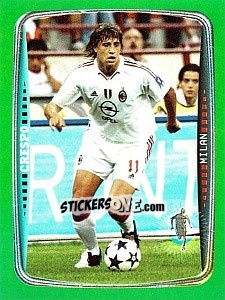 Sticker Crespo (Milan) - Obiettivo Campionato 2004-2005 n. 195 - Panini