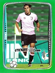 Cromo Toni (Palermo) - Obiettivo Campionato 2004-2005 - Panini