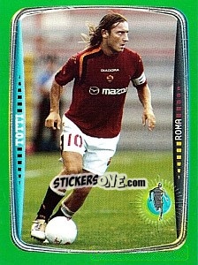 Cromo Totti (Roma) - Obiettivo Campionato 2004-2005 - Panini