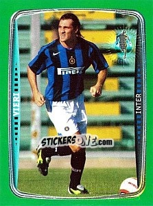 Sticker Vieri (Inter) - Obiettivo Campionato 2004-2005 n. 208 - Panini