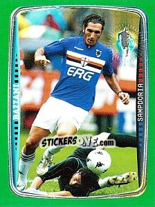 Figurina Bazzani (Sampdoria) - Obiettivo Campionato 2004-2005 - Panini