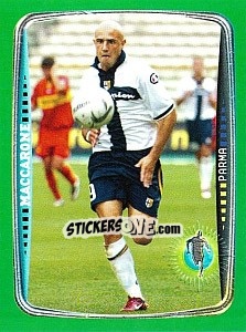Sticker Maccarone (Parma) - Obiettivo Campionato 2004-2005 n. 215 - Panini