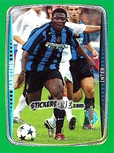 Figurina Martins (Inter) - Obiettivo Campionato 2004-2005 - Panini