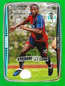 Sticker Suazo (Cagliari) - Obiettivo Campionato 2004-2005 n. 222 - Panini