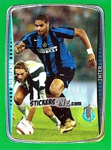 Figurina Adriano (Inter) - Obiettivo Campionato 2004-2005 - Panini