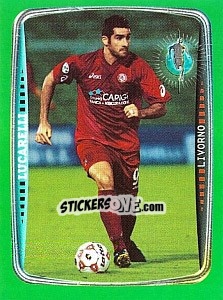 Sticker Lucarelli (Livorno) - Obiettivo Campionato 2004-2005 - Panini