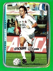 Cromo Filippo Inzaghi (Milan) - Obiettivo Campionato 2004-2005 - Panini