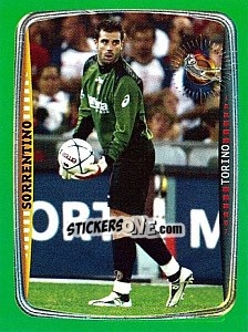 Figurina Sorrentino (Torino) - Obiettivo Campionato 2004-2005 - Panini