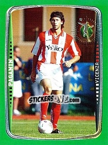 Sticker Paganin (Vicenza) - Obiettivo Campionato 2004-2005 - Panini