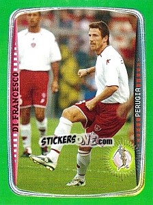 Sticker Di Francesco (Perugia) - Obiettivo Campionato 2004-2005 n. 251 - Panini