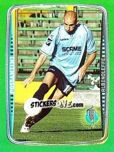 Cromo Possanzini (Albinoleffe) - Obiettivo Campionato 2004-2005 - Panini