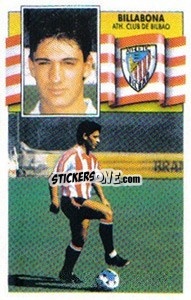 Figurina 1 Billabona (Athletic Bilbao) - Liga Spagnola 1990-1991
 - Colecciones ESTE