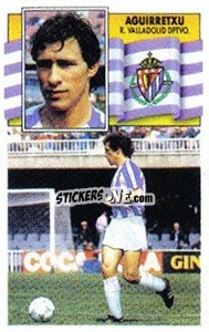 Sticker 14 Aguirretxu (Valladolid) - Liga Spagnola 1990-1991
 n. 410 - Colecciones ESTE