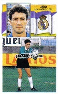 Sticker 16 Jaro (Real Madrid) - Liga Spagnola 1990-1991
 - Colecciones ESTE