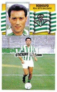 Sticker 18 Rodolfo (Betis) - Liga Spagnola 1990-1991
 n. 414 - Colecciones ESTE