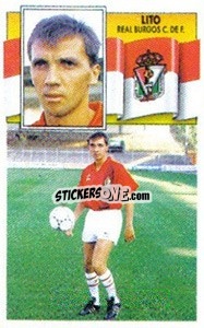 Sticker 19 Litos (Burgos) - Liga Spagnola 1990-1991
 - Colecciones ESTE